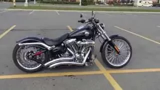 Harley Breakout Custom Air Ride Exhaust Sound