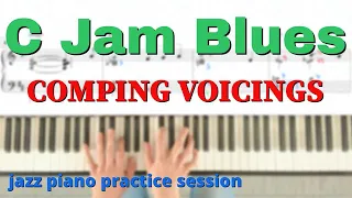 C Jam Blues with Comping Voicings