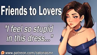 ASMR | Tomboy Best Friend Get's Flustered [Friends to Lovers] [First Time Wearing Dress]