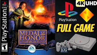 Medal of Honor: Underground | PS1 | 4K60ᶠᵖˢ UHD🔴| Longplay Walkthrough Playthrough Full Movie Game