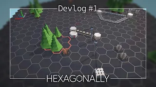 Hexagonally Devlog #1 - Making a Hexagonal Factory Game #indiegame #devlog