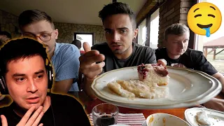 American Texan Reacts to The Unbelievable $6 Slavic All You Can Eat (and drink) | PPPeter