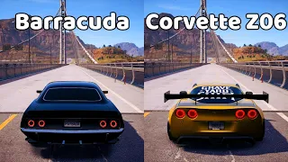 NFS Payback - Plymouth Barracuda vs Chevrolet Corvette Z06 - Drag Race