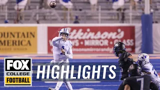 Zach Wilson throws for 359 yards, 2 TDs as BYU crushes Boise State | HIGHLIGHTS | CFB ON FOX