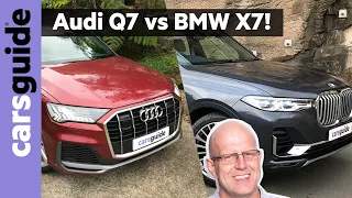 Audi Q7 50 TDI S line vs BMW X7 xDrive30d comparison review
