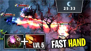 DAGON LEVEL 10..!! Arc Warden 25 Min Dagon LVL 5 + Octarine Core 7.27 | Dota 2