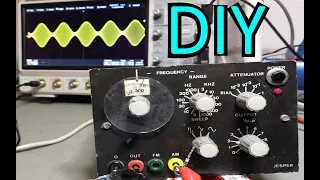 DIY function generator XR2206 sine triangle sweep AM 1976 teardown