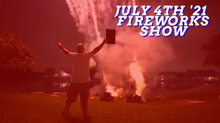 My CRAZIEST 4th of July Fireworks Show YET! - 2021