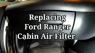 How to replace cabin air filter for ford ranger || Automotive works