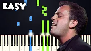 Piano Man - Billy Joel | EASY PIANO TUTORIAL + SHEET MUSIC by Betacustic