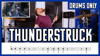 Thunderstruck - Drums Only + Notation