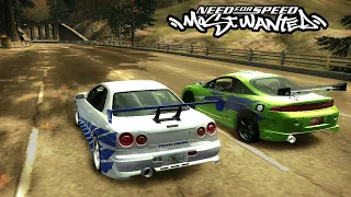 NFS Most Wanted - Skyline vs Eclipse