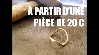 FABRIQUER UNE BAGUE À PARTIR D'UNE PIÈCE DE 20 CENTIMES