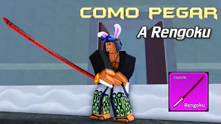 COMO PEGAR A RENGOKU NO BLOX FRUITS - GUIA COMPLETO