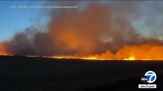 Wind-driven wildfire near San Francisco forces evacuations