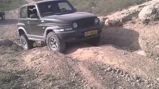 Korando offroad climb