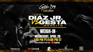 Golden Boy Fight Night: Diaz Jr. vs. Gesta Weigh-In