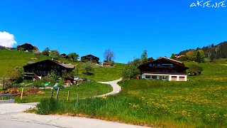 Engelberg to Lucerne, Switzerland | Car Drive after Fresh Rain | 4K 60fps Video