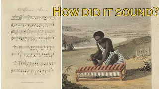 West African Music Prior to European Influence
