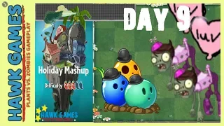 Plants vs Zombies 2 Holiday Mashup World BETA Day 9 (Big Zombies)