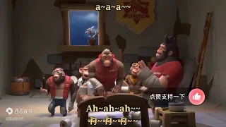 Chinese monkeys singing (English Translation)