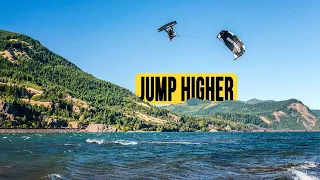 5 tips to JUMP HIGHER on flat water // SA Masterclass