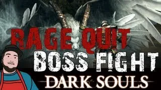 RAGE QUIT in Dark Souls: Prepare to Die Edition - Boss Fight - Sanctuary Guardian