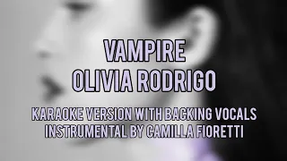 Olivia Rodrigo - Vampire (Karaoke With Backing Vocals) (Instrumental By Camilla Fioretti)