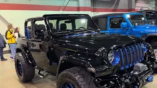 Jeep wranglers at World of wheels 2024