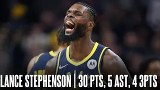 Lance Stephenson 30 Pts, 5 Ast VS Nets | Highlights ᴴᴰ