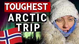 Real Arctic Circle Expedition. Kirkenes, Norway, Polar Night. Dangerous?..
