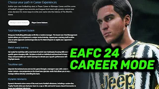 SPECTATE MODE! EA SPORTS FC 24 CAREER MODE & PLAYER NEW FEATURES + GAMEPLAY  TRAILER (FIFA 24)