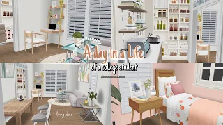 A DAY IN A LIFE OF A COLLEGE STUDENT | The Sims Freeplay | Simspirational Designs