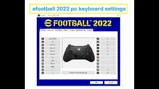 eFootball 2022 PES PC Keyboard Settings and Control