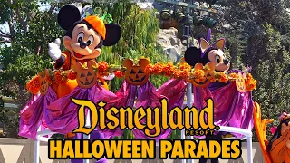 Halloween Parades at Disneyland: Mickey's Halloween Cavalcade & Frightfully Fun Parade [2022 POV]