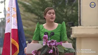 Speech of VP-elect Sara Duterte during her inauguration as 15th vice-president of the PHL