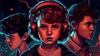 stranger things but it's lofi beats