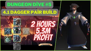 Albion Online / 4.1 Dagger Pair Build / Dungeon Dive #5