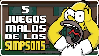 5 Juegos Terribles De Los Simpsons
