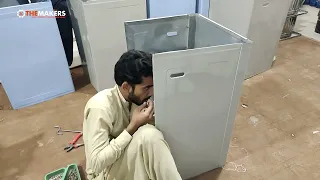 How washing machines are made locally? | Manufacturing Washing Machines Process| Brilliant technique