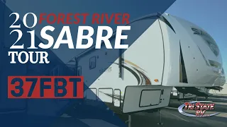 2021 Sabre 37FBT Fifth Wheel Travel Trailer Tour | Tri State RV, Anna IL