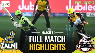 Lahore Qalandars vs Peshawar Zalmi | Full Match Highlights | Match 11 | 28 Feb 2020 | HBL PSL 2020