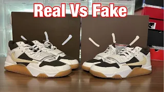 Air Jordan x Travis Scott Jumpman Jack TR Sail Dark Mocha Real vs Fake Review