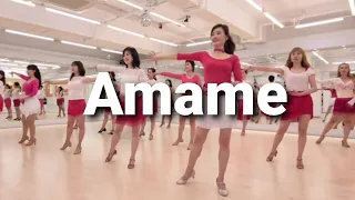 Amame Line Dance (Easy Intermediate) Robbie McGowan Hickie Demo l 아마메 라인댄스 ㅣLinedance