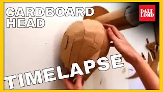 Timelapse - Cardboard Head Form For Mask, Hat & Wig