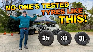 31 v 33 v 35 inch Tyre Mega Test! What wins? Every question answered - Mud, sand, rocks, on-road