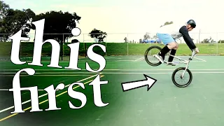 Learning the g-turn 7 Steps Nobody Told you // BMX Flatland Part 1