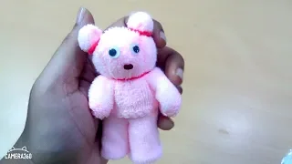 DIY Teddy bear|Art and Crafts|Yarn teddy bear|Napkin teddy bear