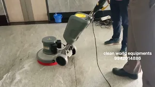 single disc floor cleaning machine