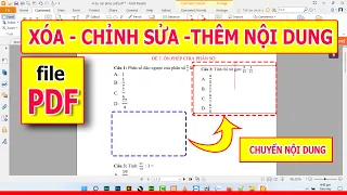 XÓA-CHỈNH SỬA-THÊM BỚT NỘI DUNG TRÊN FILE PDF